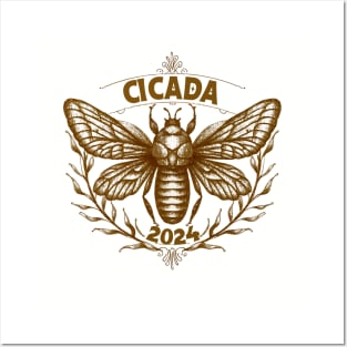 Entomology Cicada Lover Cicada Fest 2024 Broods XIX & XIII Posters and Art